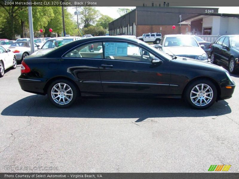 Black / Stone 2004 Mercedes-Benz CLK 320 Coupe