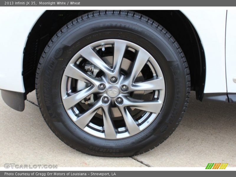 Moonlight White / Wheat 2013 Infiniti JX 35