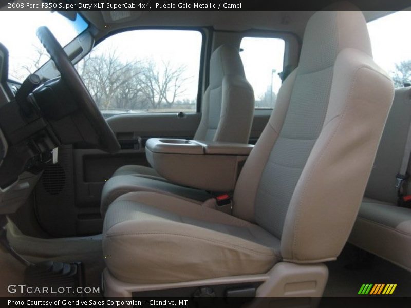 Pueblo Gold Metallic / Camel 2008 Ford F350 Super Duty XLT SuperCab 4x4