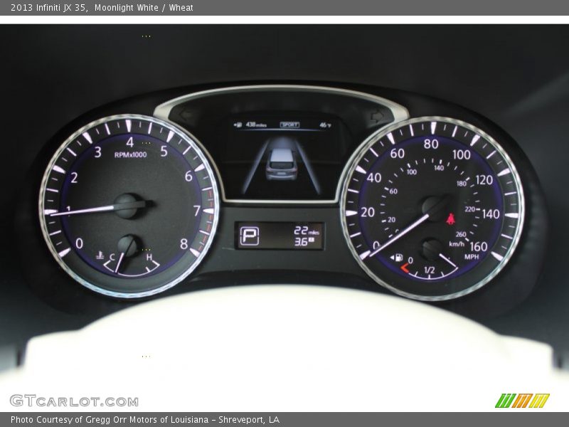 Moonlight White / Wheat 2013 Infiniti JX 35