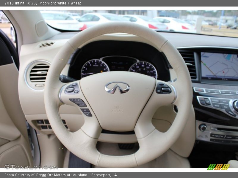 Moonlight White / Wheat 2013 Infiniti JX 35
