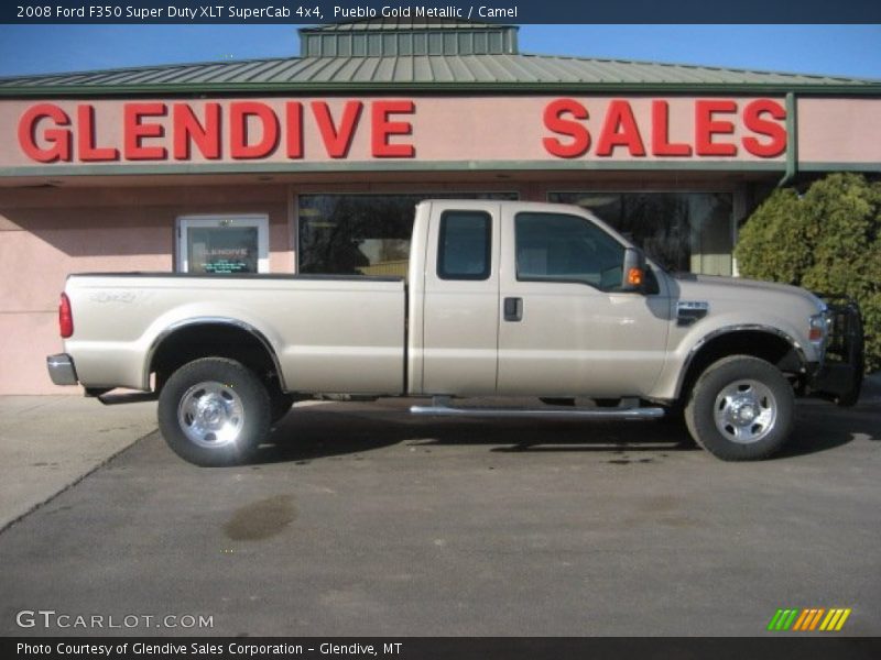 Pueblo Gold Metallic / Camel 2008 Ford F350 Super Duty XLT SuperCab 4x4