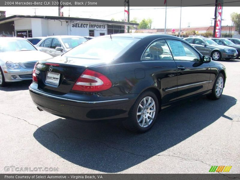 Black / Stone 2004 Mercedes-Benz CLK 320 Coupe
