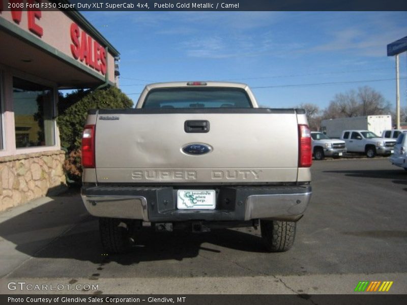 Pueblo Gold Metallic / Camel 2008 Ford F350 Super Duty XLT SuperCab 4x4
