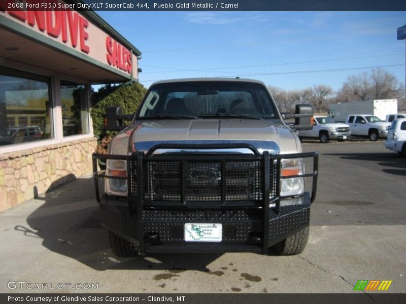 Pueblo Gold Metallic / Camel 2008 Ford F350 Super Duty XLT SuperCab 4x4