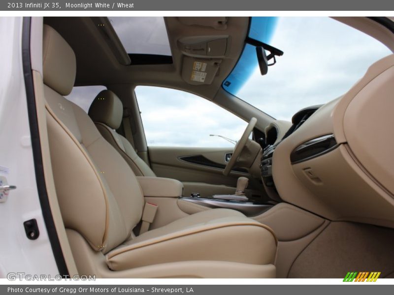 Moonlight White / Wheat 2013 Infiniti JX 35
