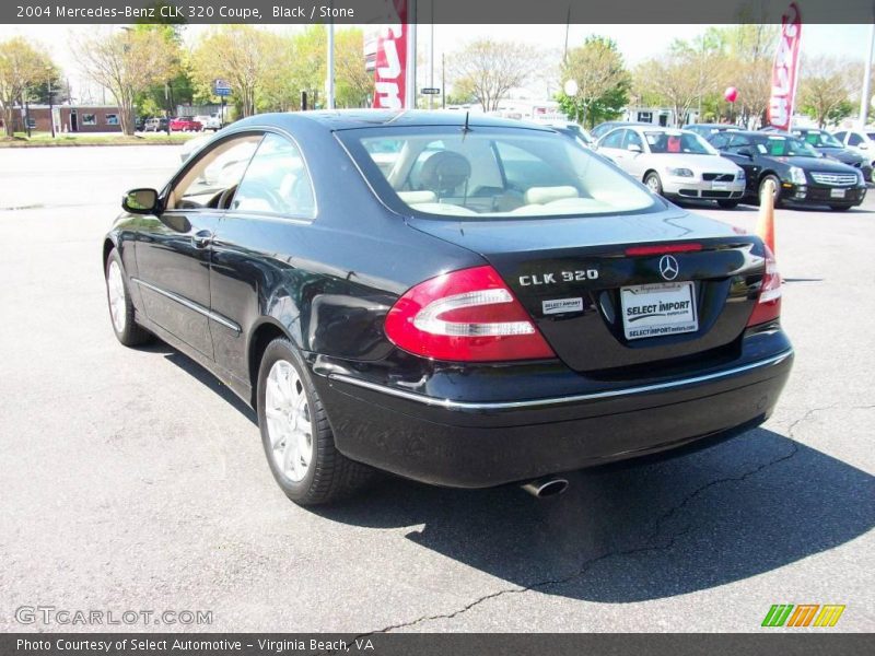 Black / Stone 2004 Mercedes-Benz CLK 320 Coupe