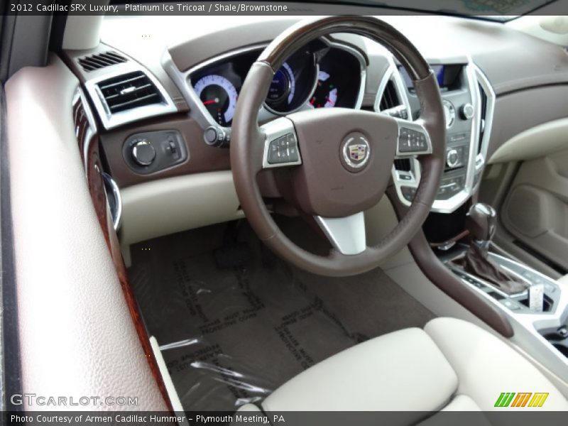 Shale/Brownstone Interior - 2012 SRX Luxury 