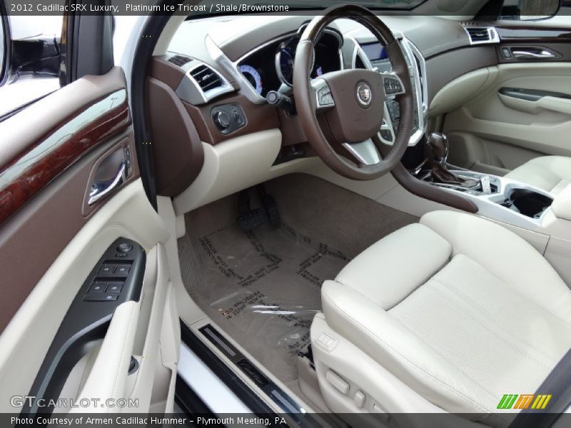 Shale/Brownstone Interior - 2012 SRX Luxury 