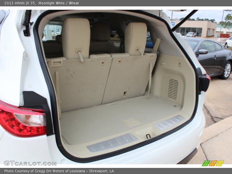 Moonlight White / Wheat 2013 Infiniti JX 35