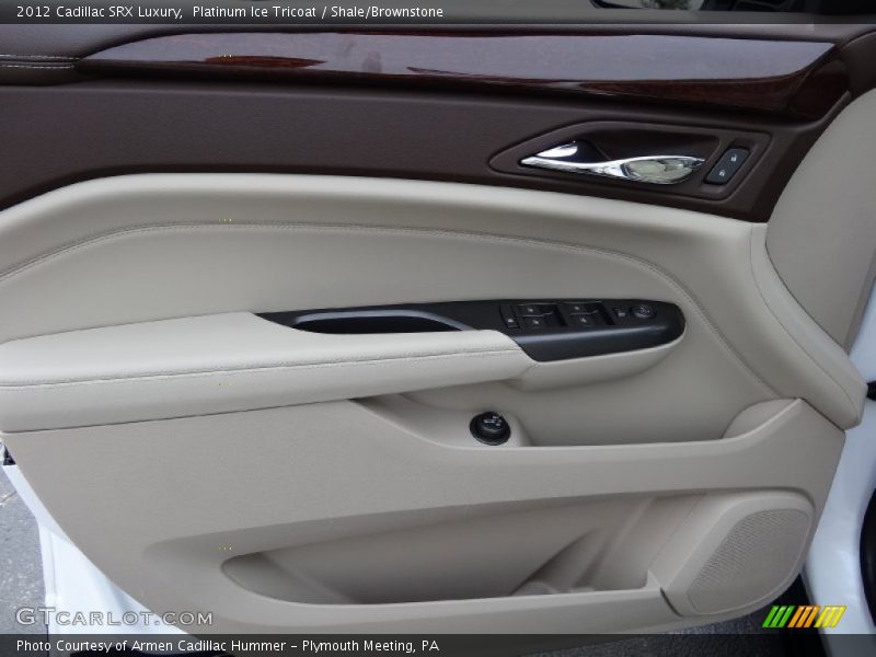 Platinum Ice Tricoat / Shale/Brownstone 2012 Cadillac SRX Luxury