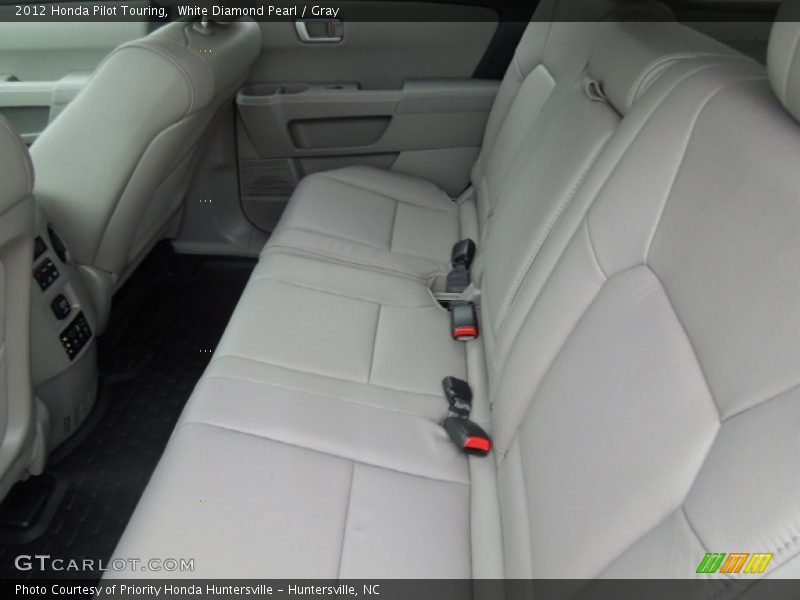 White Diamond Pearl / Gray 2012 Honda Pilot Touring