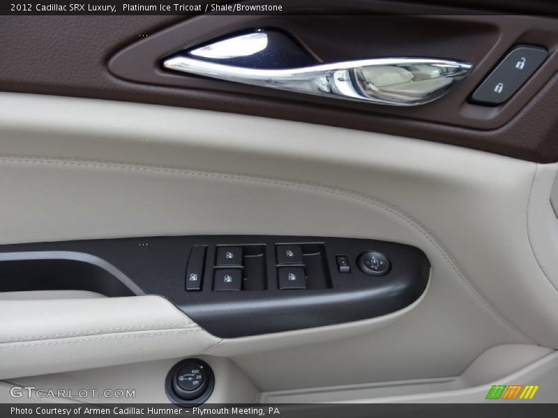 Platinum Ice Tricoat / Shale/Brownstone 2012 Cadillac SRX Luxury