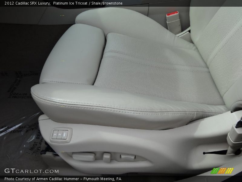 Platinum Ice Tricoat / Shale/Brownstone 2012 Cadillac SRX Luxury