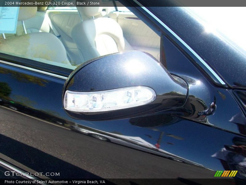 Black / Stone 2004 Mercedes-Benz CLK 320 Coupe