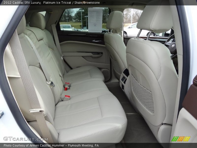 Platinum Ice Tricoat / Shale/Brownstone 2012 Cadillac SRX Luxury