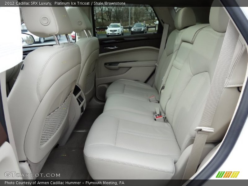 Rear Seat of 2012 SRX Luxury