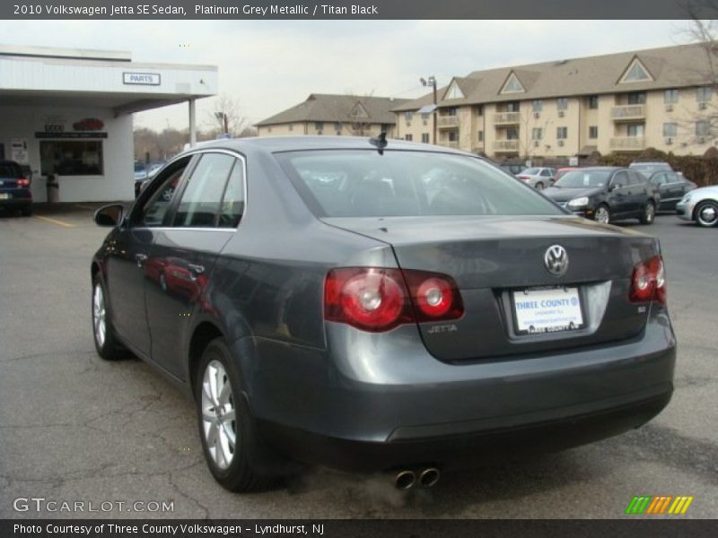 Platinum Grey Metallic / Titan Black 2010 Volkswagen Jetta SE Sedan