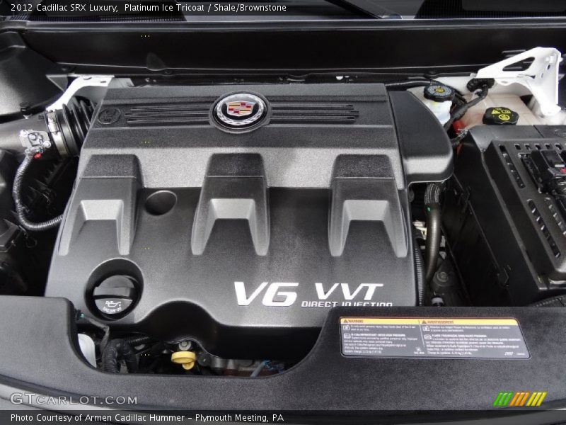  2012 SRX Luxury Engine - 3.6 Liter DI DOHC 24-Valve VVT V6