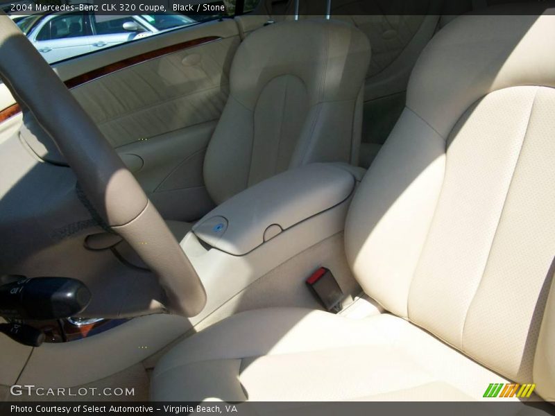 Black / Stone 2004 Mercedes-Benz CLK 320 Coupe