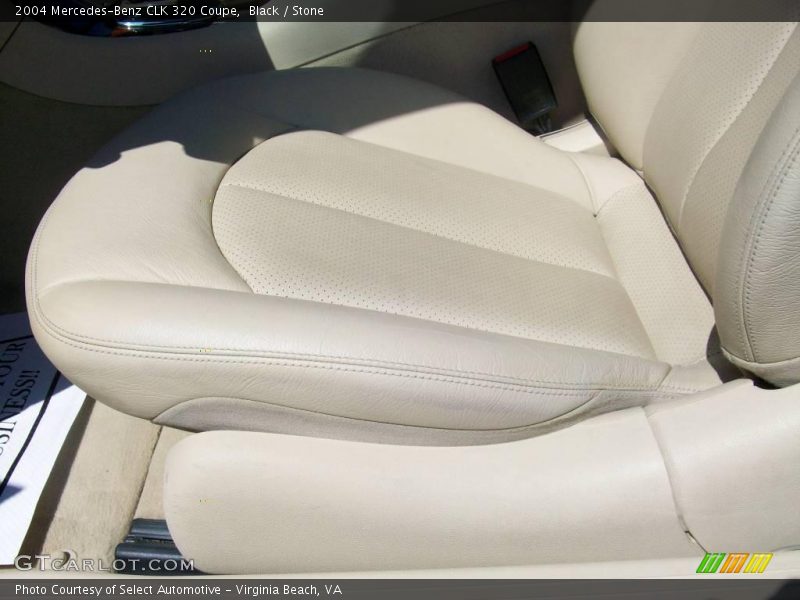 Black / Stone 2004 Mercedes-Benz CLK 320 Coupe