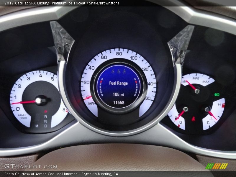  2012 SRX Luxury Luxury Gauges