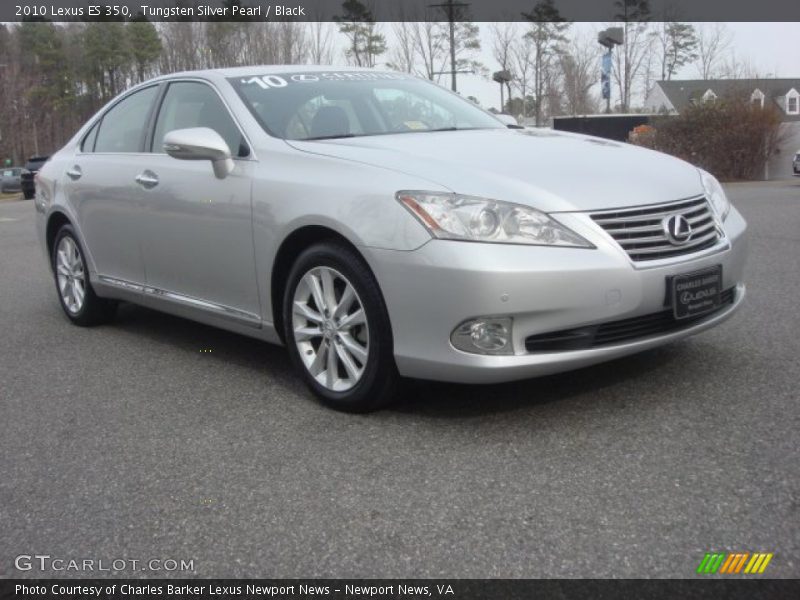 Tungsten Silver Pearl / Black 2010 Lexus ES 350
