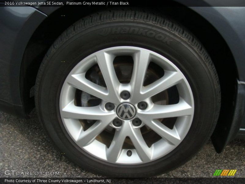Platinum Grey Metallic / Titan Black 2010 Volkswagen Jetta SE Sedan