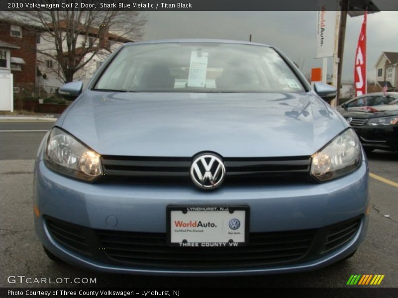 Shark Blue Metallic / Titan Black 2010 Volkswagen Golf 2 Door