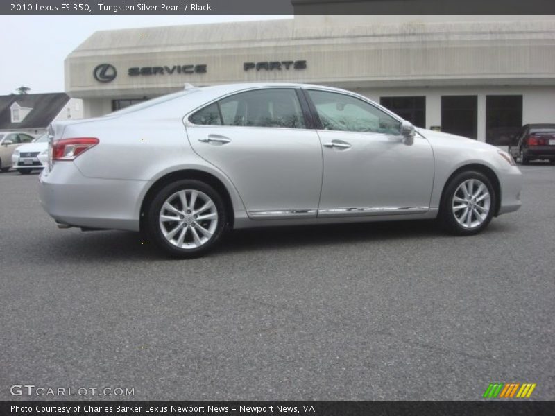 Tungsten Silver Pearl / Black 2010 Lexus ES 350