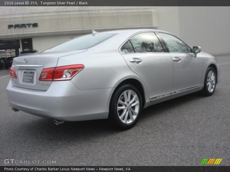 Tungsten Silver Pearl / Black 2010 Lexus ES 350