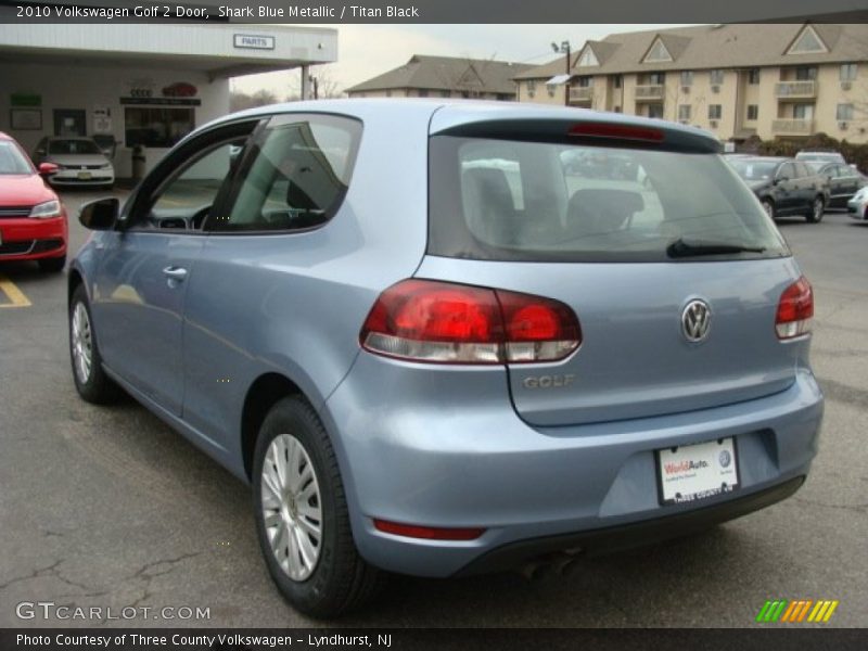 Shark Blue Metallic / Titan Black 2010 Volkswagen Golf 2 Door