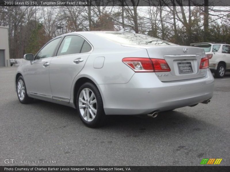 Tungsten Silver Pearl / Black 2010 Lexus ES 350
