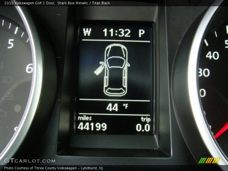Shark Blue Metallic / Titan Black 2010 Volkswagen Golf 2 Door