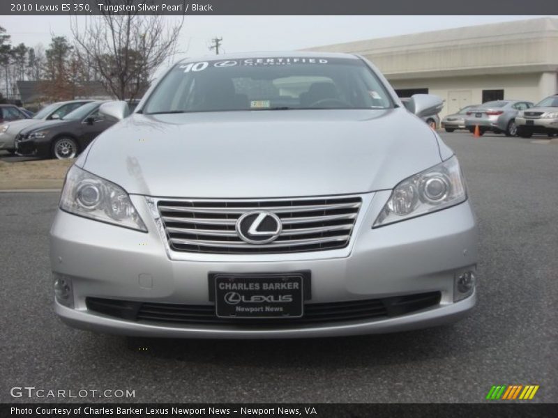 Tungsten Silver Pearl / Black 2010 Lexus ES 350