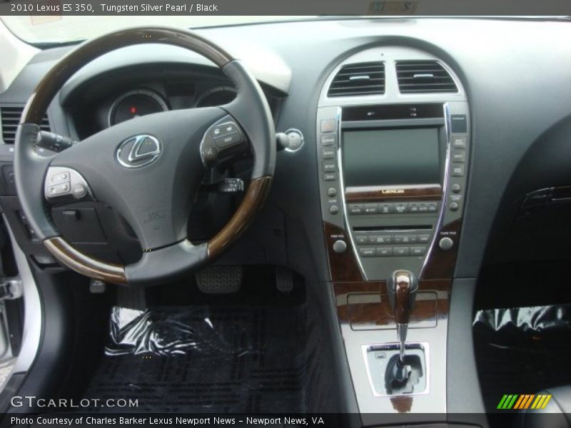 Tungsten Silver Pearl / Black 2010 Lexus ES 350
