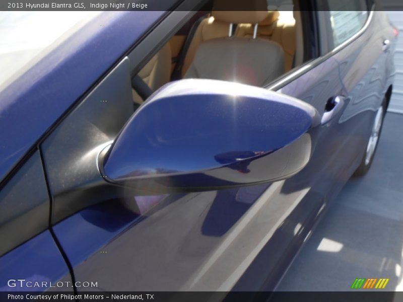 Indigo Night / Beige 2013 Hyundai Elantra GLS