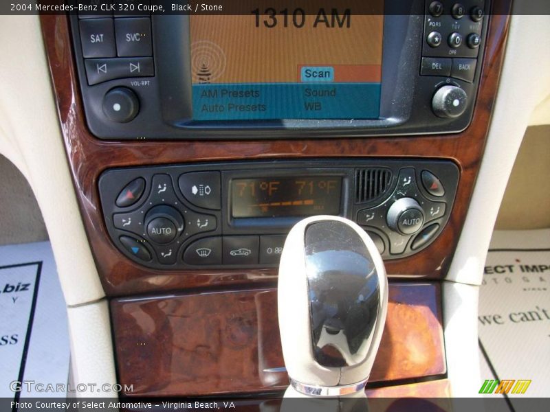Black / Stone 2004 Mercedes-Benz CLK 320 Coupe