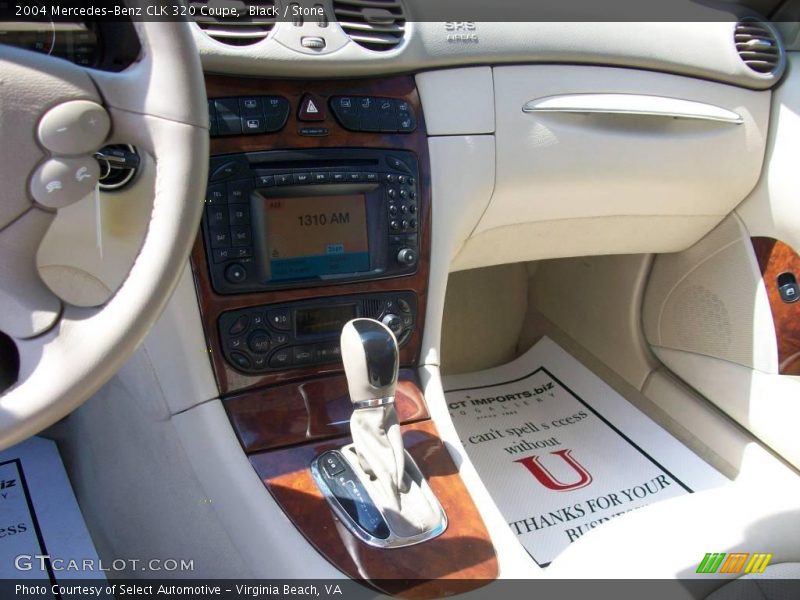 Black / Stone 2004 Mercedes-Benz CLK 320 Coupe