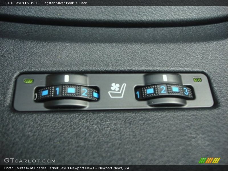 Tungsten Silver Pearl / Black 2010 Lexus ES 350