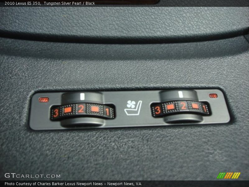 Tungsten Silver Pearl / Black 2010 Lexus ES 350