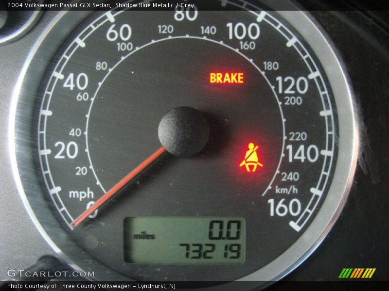 Shadow Blue Metallic / Grey 2004 Volkswagen Passat GLX Sedan