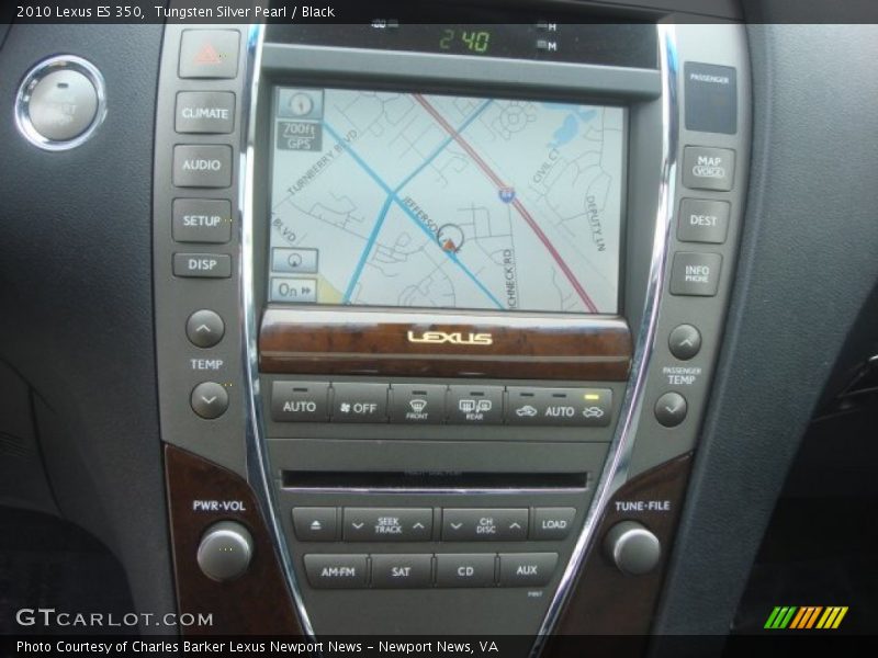 Navigation of 2010 ES 350