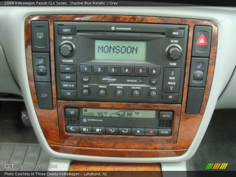 Controls of 2004 Passat GLX Sedan