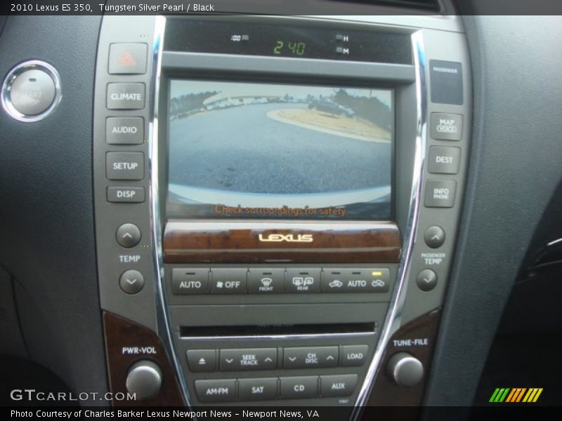 Tungsten Silver Pearl / Black 2010 Lexus ES 350
