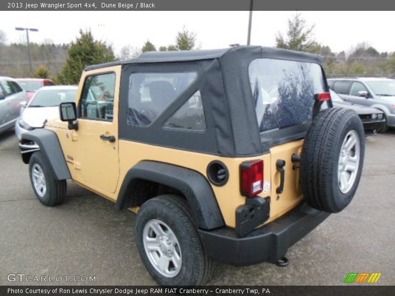 Dune Beige / Black 2013 Jeep Wrangler Sport 4x4