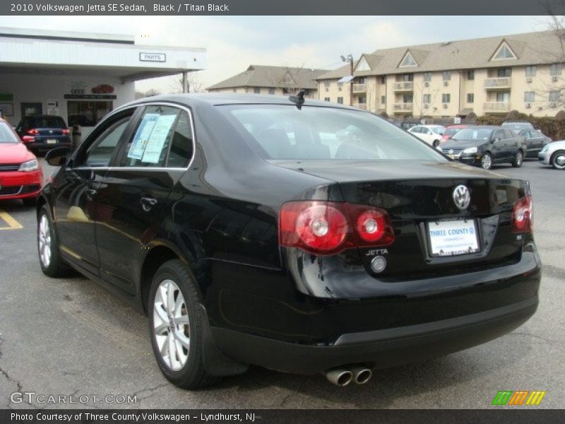 Black / Titan Black 2010 Volkswagen Jetta SE Sedan