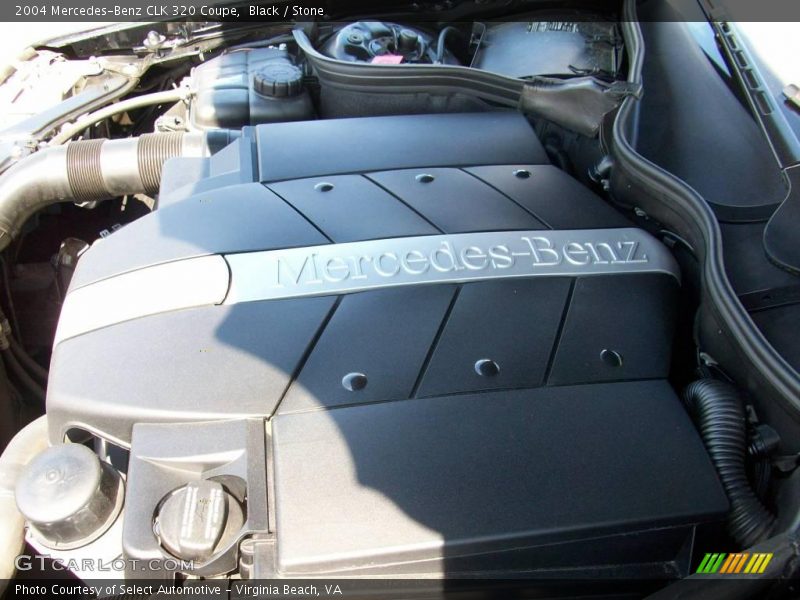 Black / Stone 2004 Mercedes-Benz CLK 320 Coupe