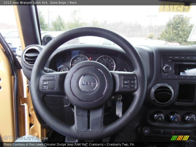 Dune Beige / Black 2013 Jeep Wrangler Sport 4x4