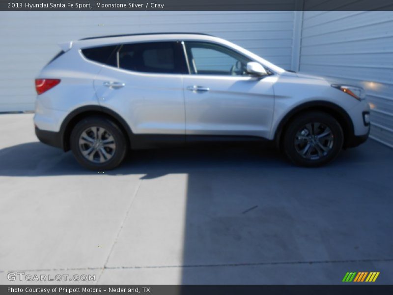 Moonstone Silver / Gray 2013 Hyundai Santa Fe Sport
